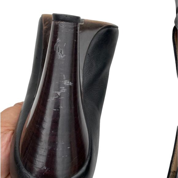 Giuseppe Zanotti Black Leather Cone Heel Pumps 37 - Picture 7 of 15